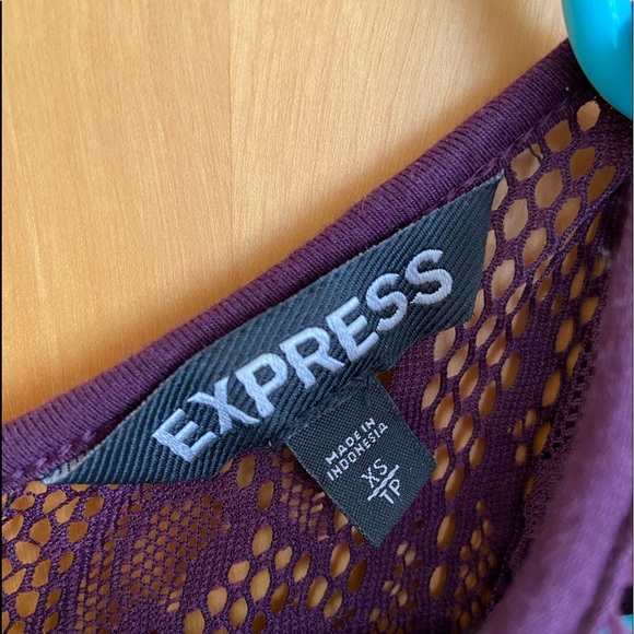 Express Lace Dress with sheer back - Picture 2 of 6